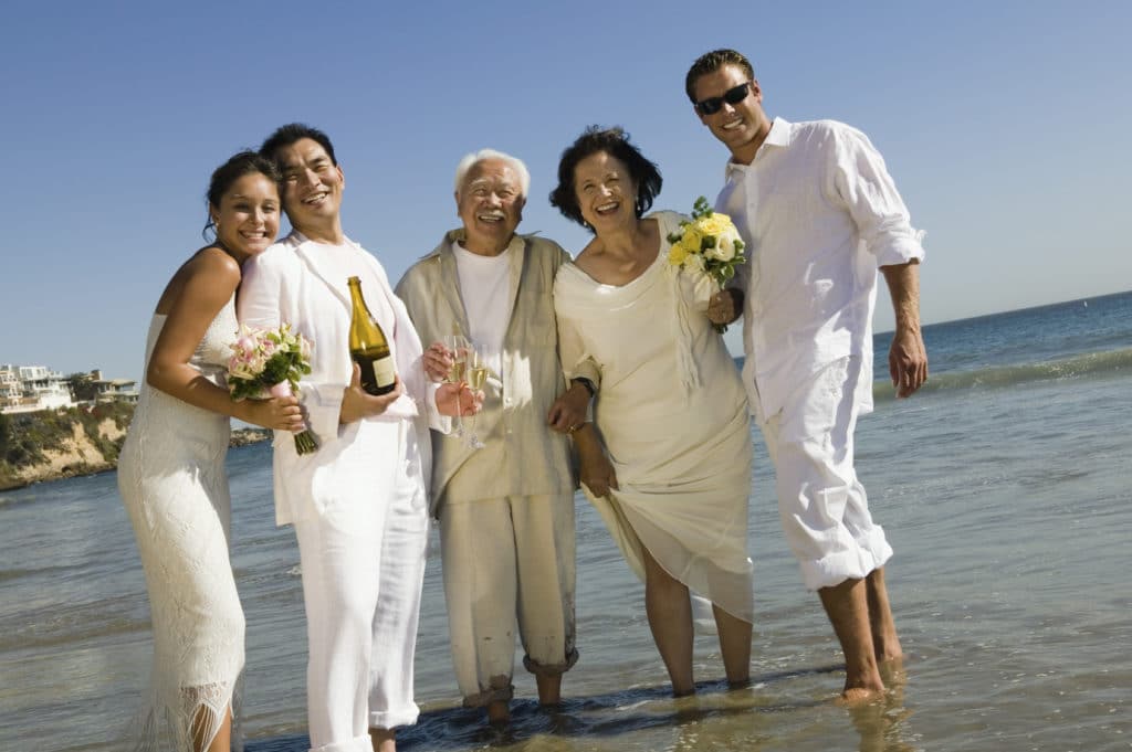 roupa casamento na praia