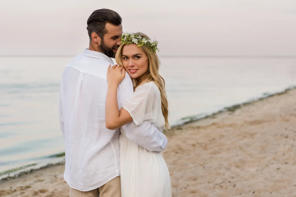 pré-wedding na praia