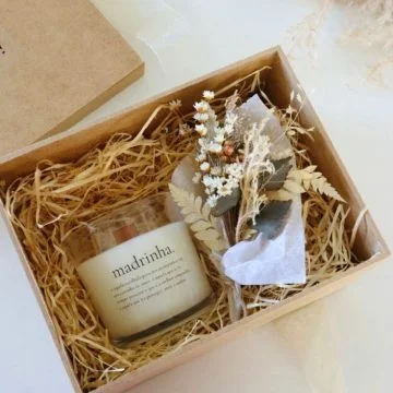 velas aromaticas para presente de madrinhas de casamento