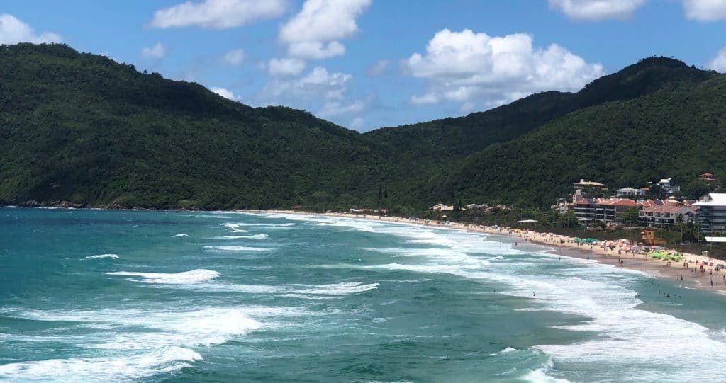 Praia Brava em Florianópolis.