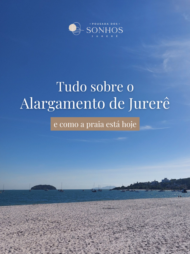 Alargamento da praia de Jurerê