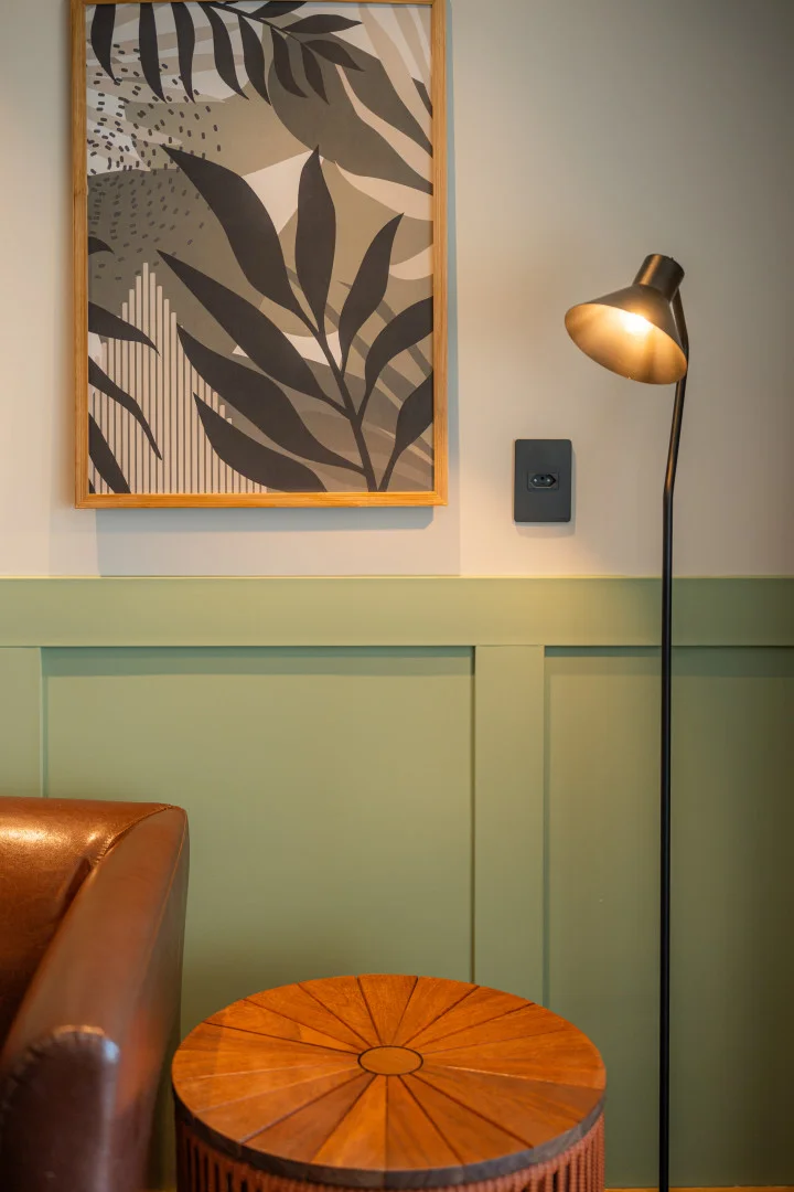 imagem de decoração da sala do Apartamento 1 Quarto Luxo da Pousada dos Sonhos