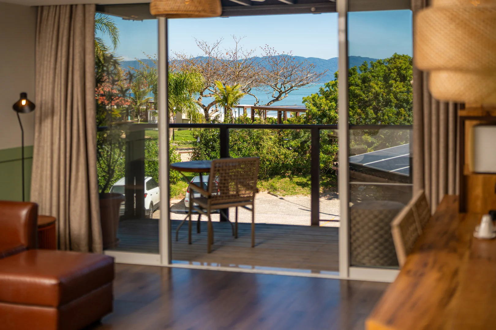 imagem da vista do Apartamento 1 Quarto Luxo da Pousada dos Sonhos